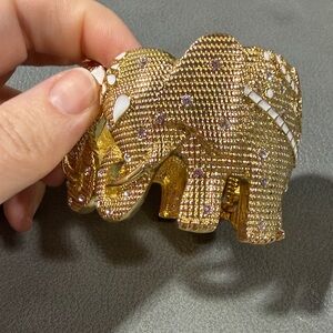 Lilly Pulitzer gold elephant bracelet